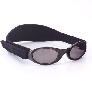 Infant Black Wraparound Sunglasses